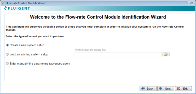 microfluidic flow-rate control wizard
