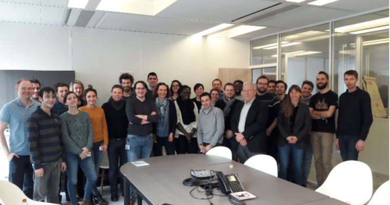 The Fluigent Team at the fluigent headquarter in Paris
